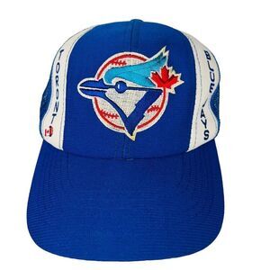 Vintage Toronto Blue Jays Baseball Truckers Snapback Hat Adjustable OS